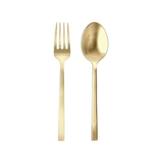 Picture of Arezzo, Gold 9.25" Serving Fork