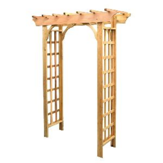 Picture of Arch, Natural Wood Arbor
