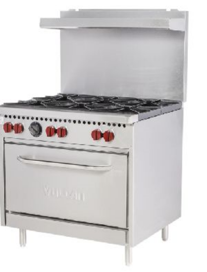 Picture of 6 Burner Stove W/Oven, Propane
