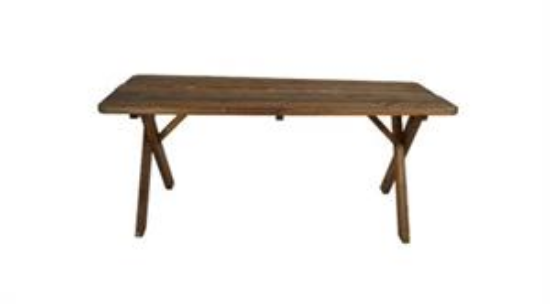 Picture of 6' Cross Leg Picnic Table 