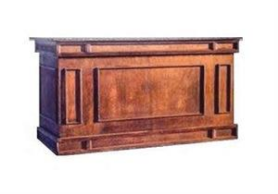 Picture of Classic, 7' Dark Wood Bar