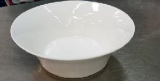 Picture of Flared 12" Rd White China Bowl 