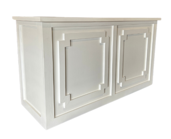 Picture of Embroidered, 6' White Bar