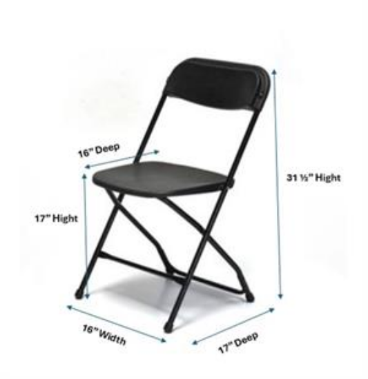 Picture of Samsonite, Black Folding Chair