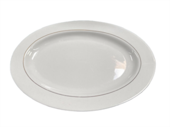 Picture of Essence, 14" White Round Platter 