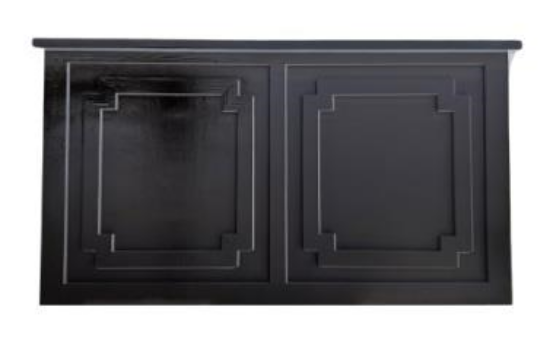 Picture of Embroidered, 8' Black Bar