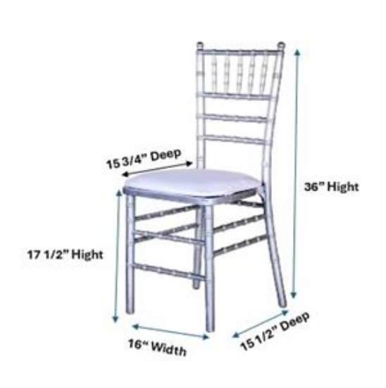 Picture of Chiavari, Silver Chair, Kit