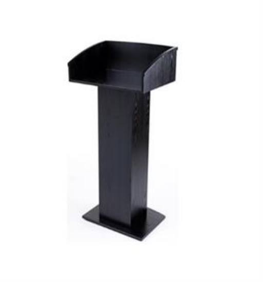 Picture of Self Standing Podium, Wooden  Black