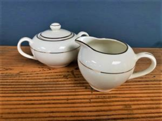 Picture of Gold Bands, Ivory Cream & Sugar 