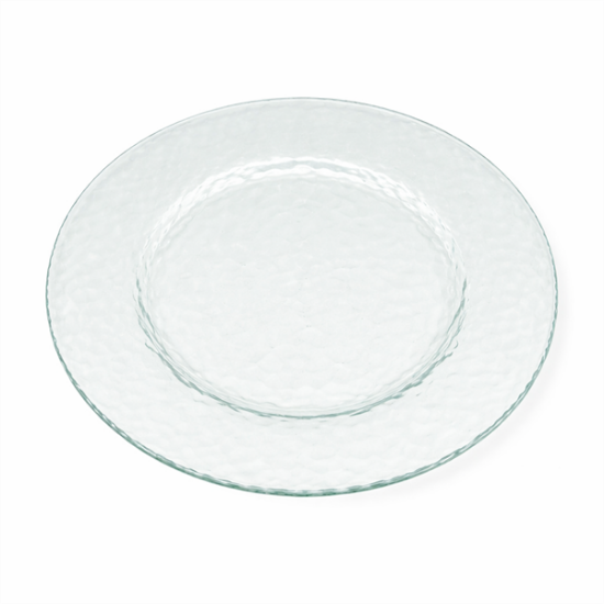 Picture of Hammered Glass, 10.5" Dinner Plate