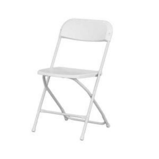 Picture of Samsonite, White Folding Chair
