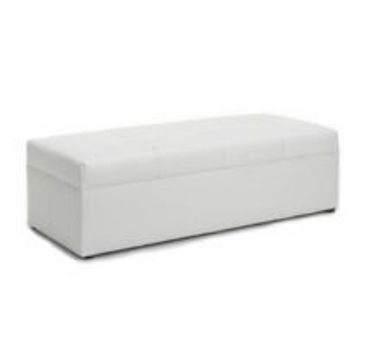 Picture of Ottoman, 48" Snow Rectangular