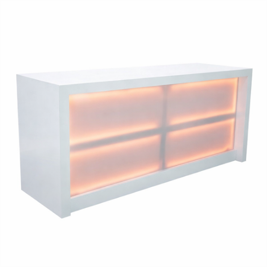 Picture of Plaza, 8' White Lighted Bar