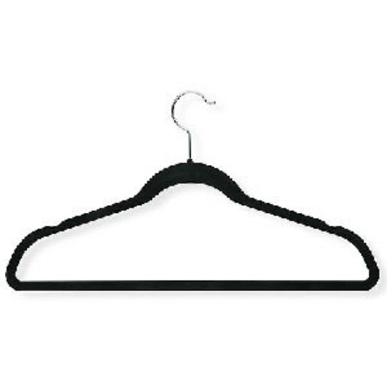 Picture of Velvet Slimline Hanger,  Black