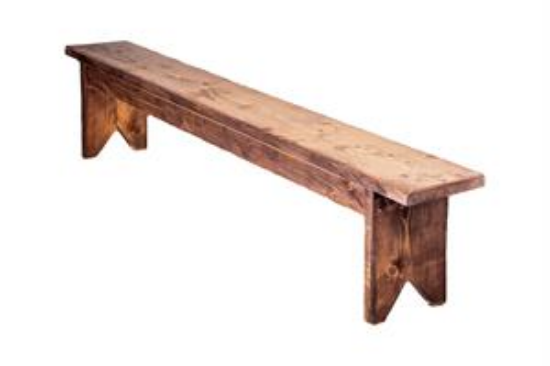 Picture of Hacienda, 7' Wood Rustic Bench