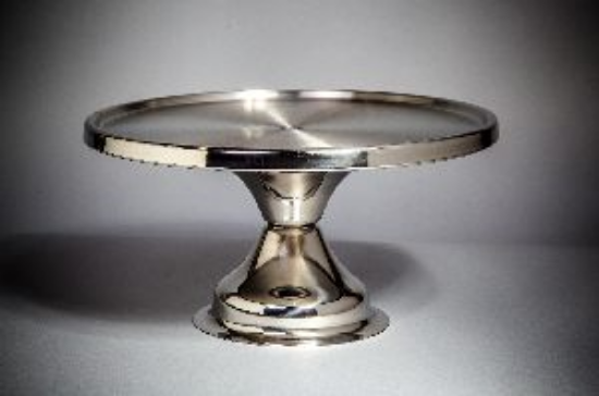 Picture of Stainless, 13”  Steel Cake Stand