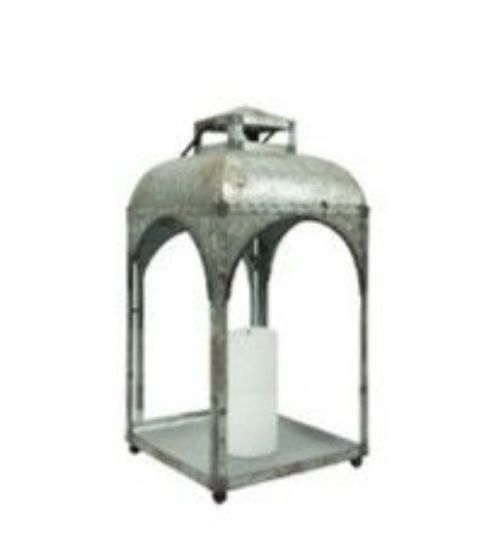 Picture of Rustic, 12"  Metal Lantern 