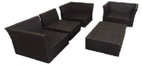 Picture of Onyx, Black Sofa, Kit
