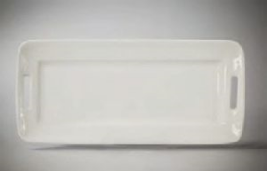 Picture of Plaza, 7"x15" White Rect Platter