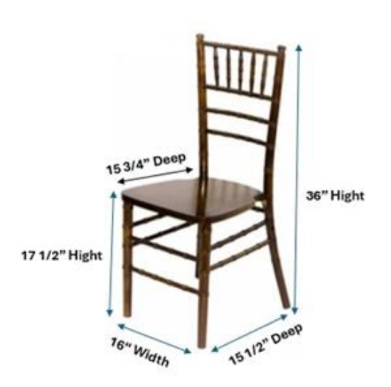 Picture of Chiavari, Walnut Chair, Kit