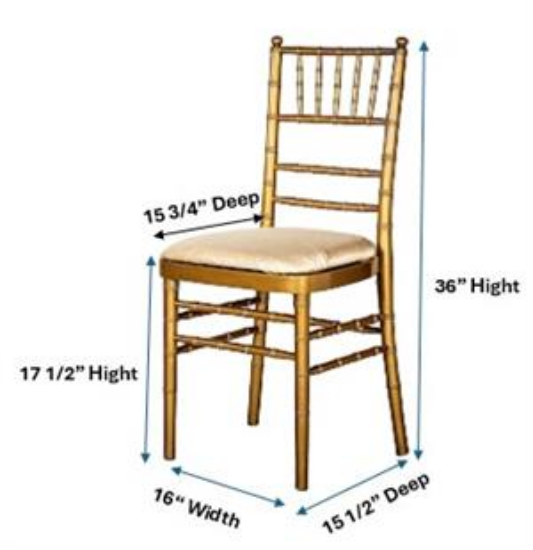 Picture of Chiavari, Gold Chair, Kit