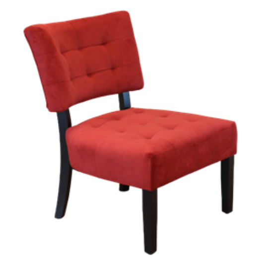 Picture of Red Velvet Wide Chair