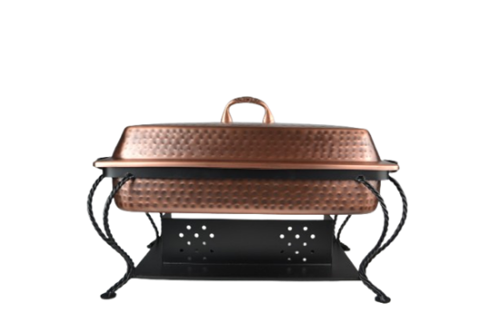 Picture of Hammered Burnt Copper Chafer, 8qt