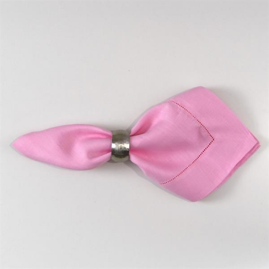 Picture of Hemstitch, Candy Pink Linen Napkin