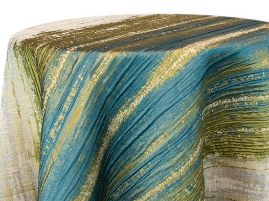 Picture of Shibori Stripe, Emerald 8' King Drp