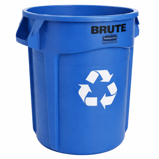Picture of Brute, 32gl Blue Recycle Can 