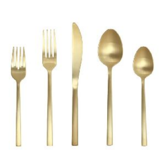 Picture of Flatware, Arezzo Gold Tea Spoon