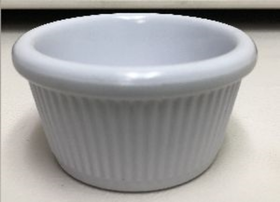 Picture of China, Ramekin Fluted Mela 2.5" 2oz