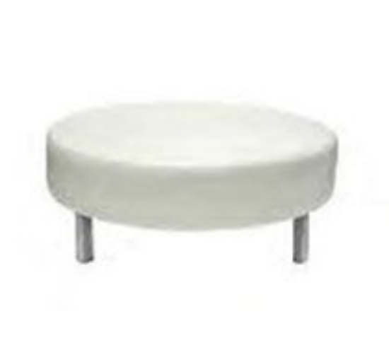 Picture of Ottoman, 48" Rd Snow Tuffted