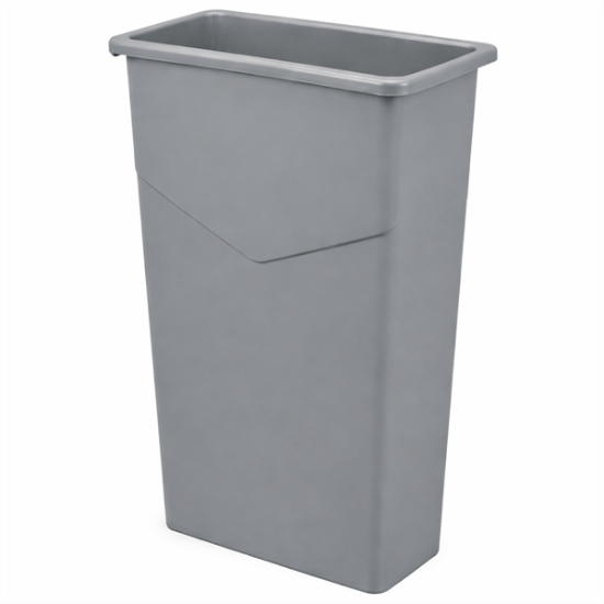 Picture of Slim Jim, 25 gl Grey Trash Can 
