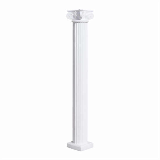 Picture of 96" White Resin Greek Column