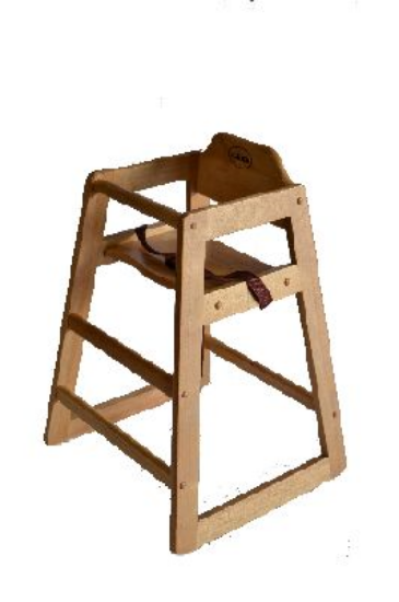 Picture of Wood, Natural Children Highchair
