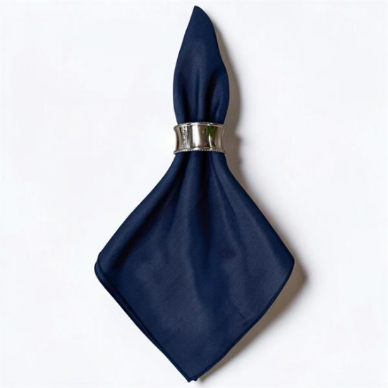 Picture of Bali, Navy Linen Napkin