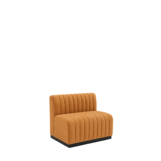 Picture of - Velvet Honey, Ribbed Chair