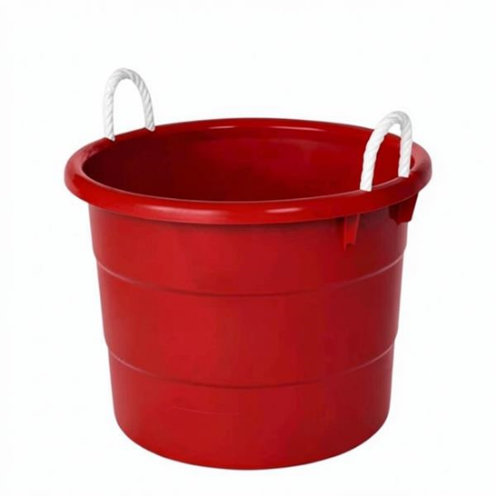 Picture of Bev, Red Plastic Tub 19 Gallons