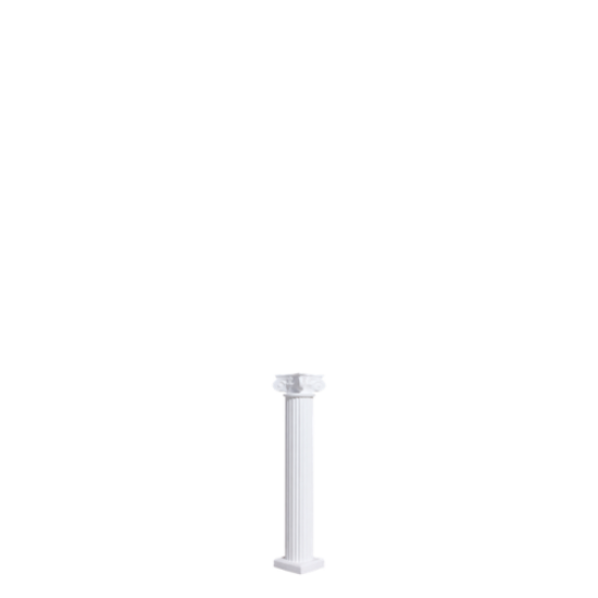 Picture of 48" White Resin Greek Column