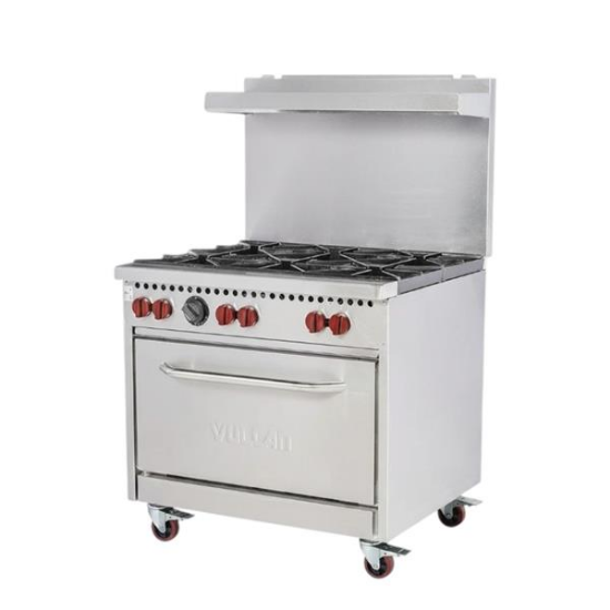 Picture of 6 Burner Stove W/Oven, Propane