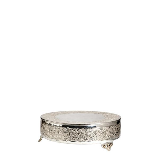 Picture of 14” Round Silver Cake Stand
