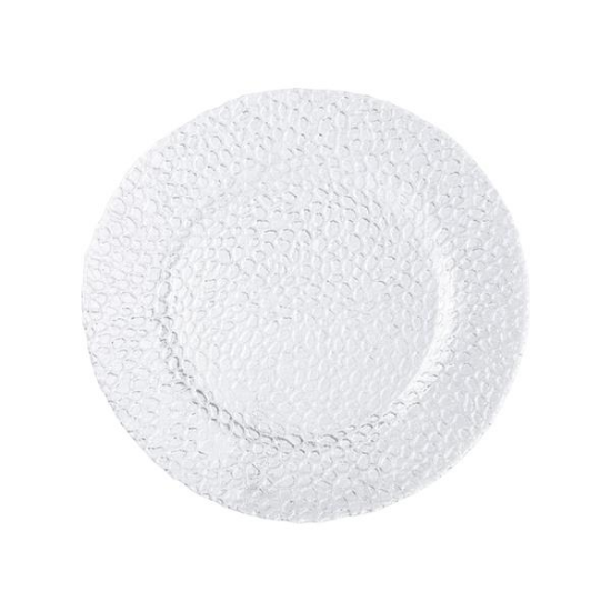 Picture of Hammered Glass, 10.5" Dinner Plate