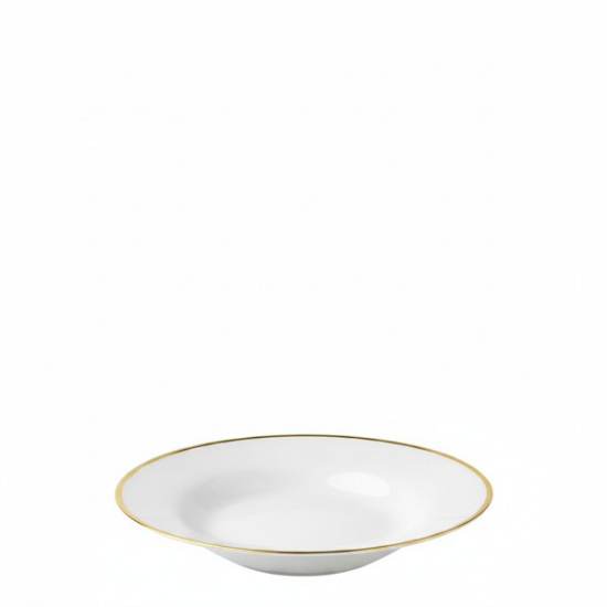 Picture of China, 8" Gold Rim Soup Bowl
