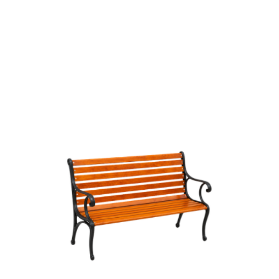 Picture of 4' Natural Bench Park