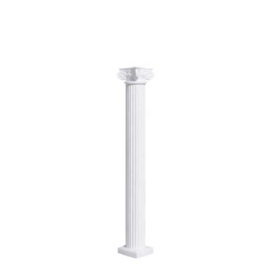 Picture of 96" White Resin Greek Column