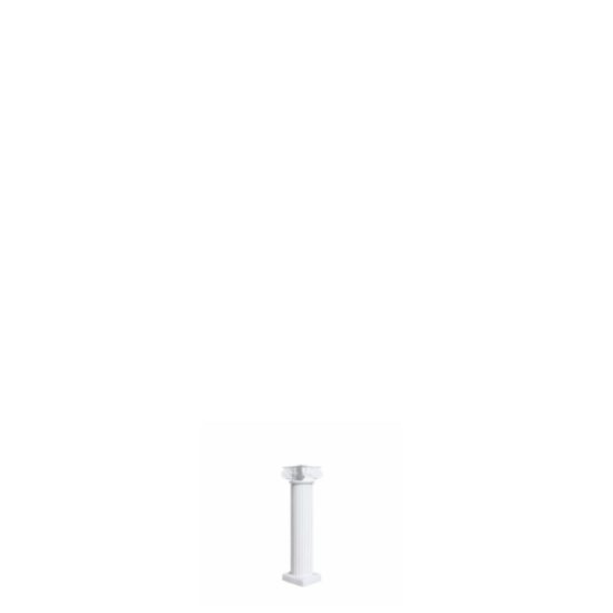 Picture of 32" White Resin Greek Column 