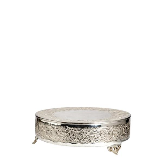 Picture of 18” Round Silver Cake Stand