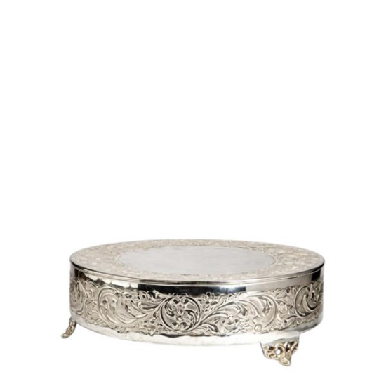 Picture of 22” Round Silver Cake Stand
