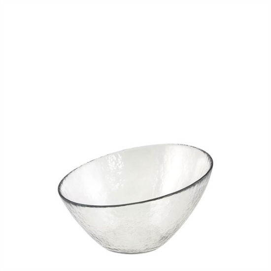 Picture of Hammered Glass, 7.25" Angle Bowl